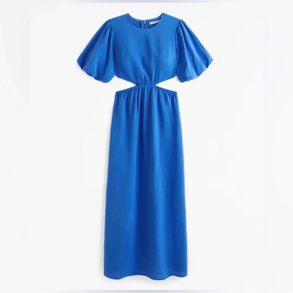 🆕 Abercrombie & Fitch | Blue Cutout Dress - Size S.